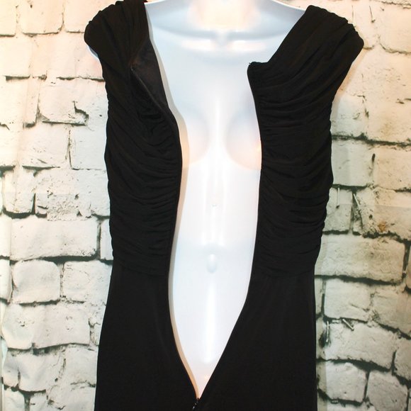 EUC! Beautiful Dress Barn, swirled bodice with jeweled embellishment, sz 6 - Picture 8 of 8